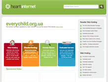 Tablet Screenshot of everychild.org.ua